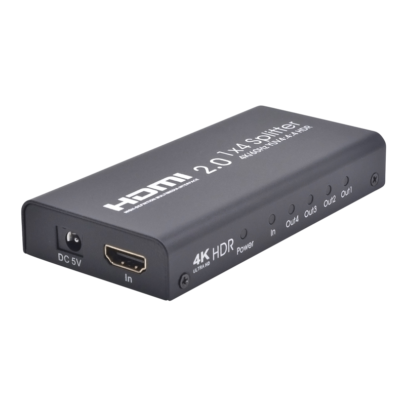 AYS-14V20 сплиттер сигнала HDMI, поддержка 4K/HDR/3D, 1:4 AYS-14V20 сплиттер сигнала HDMI, поддержка 4K/HDR/3D, 1:4