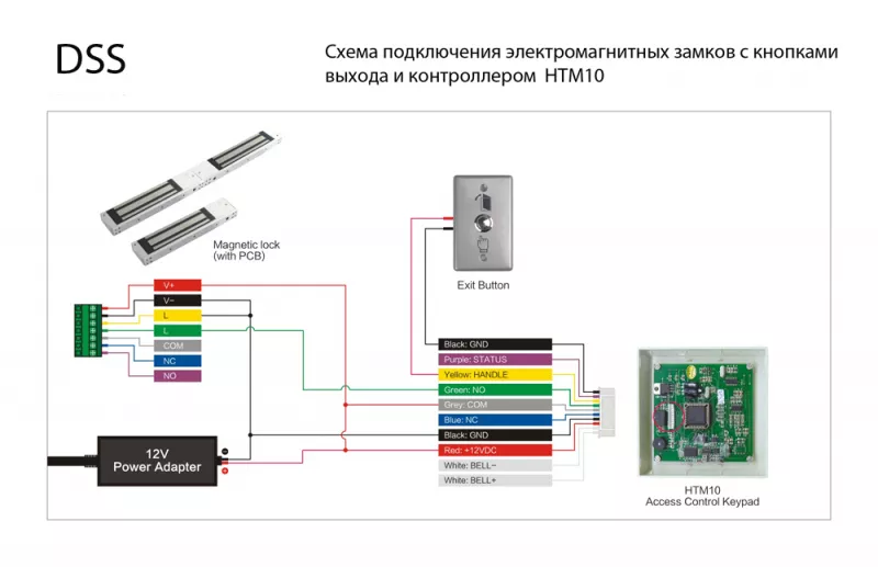 DSS DDZ-04PQX электромагнитный замок врезной, 350 кг DSS DDZ-04PQX электромагнитный замок врезной, 350 кг