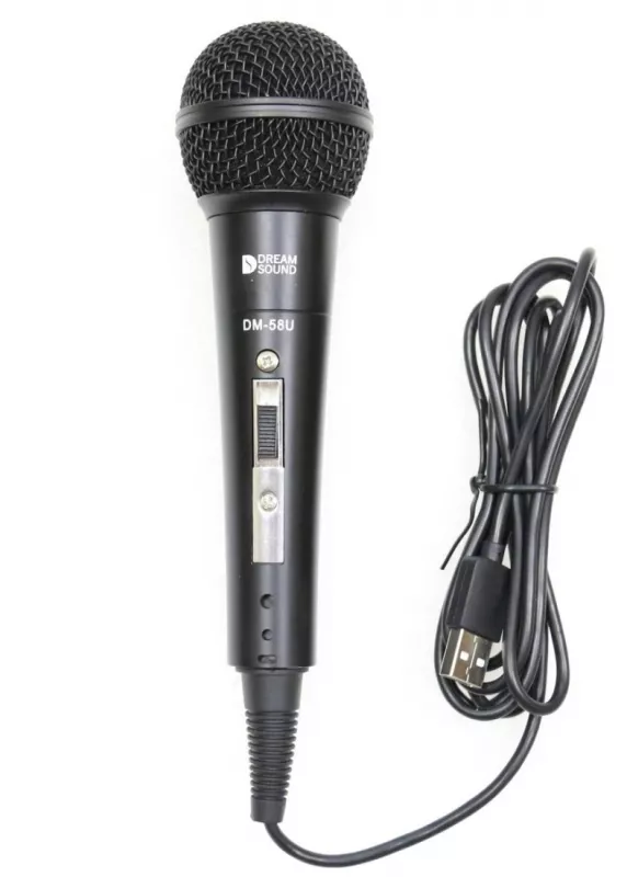 Dreamsound DM-58U динамический ручной USB-микрофон Dreamsound DM-58U динамический ручной USB-микрофон