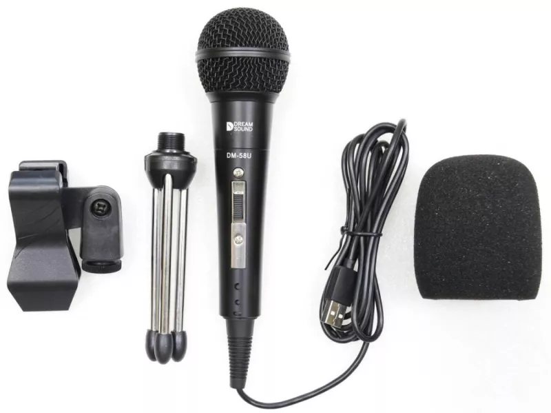 Dreamsound DM-58U динамический ручной USB-микрофон Dreamsound DM-58U динамический ручной USB-микрофон