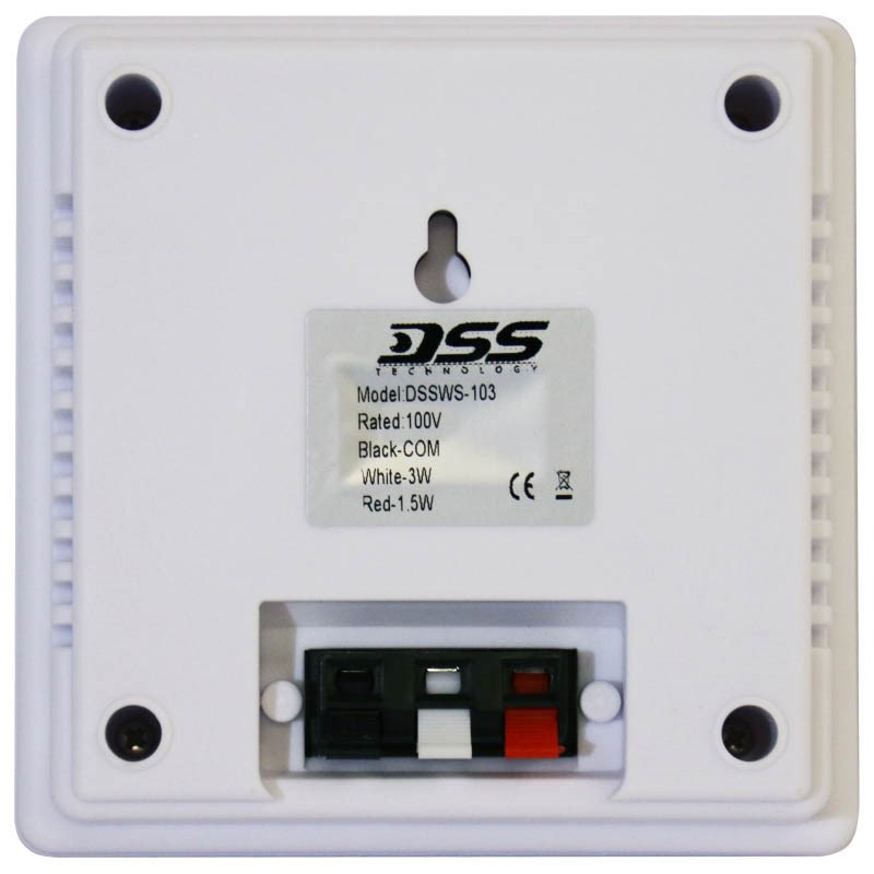 DSS DSSWS-103 Речевой оповещатель 1.5/3 Вт, 3'' DSS DSSWS-103 Речевой оповещатель 1.5/3 Вт, 3''