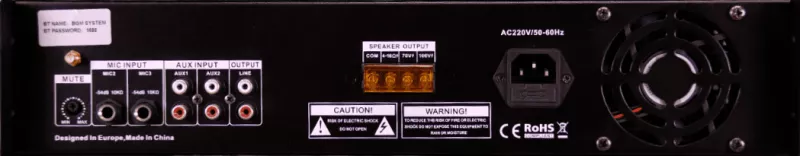DSS-120M микшер-усилитель c MP3/FM, 120 Вт/100 В DSS-120M микшер-усилитель c MP3/FM, 120 Вт/100 В