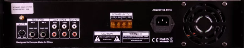 DSS-240 микшер-усилитель 240 Вт/100 В DSS-240 микшер-усилитель 240 Вт/100 В