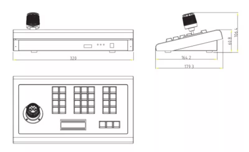 DSS DSM101KBD клавиатура управления для PTZ-камер DSS DSM101KBD клавиатура управления для PTZ-камер