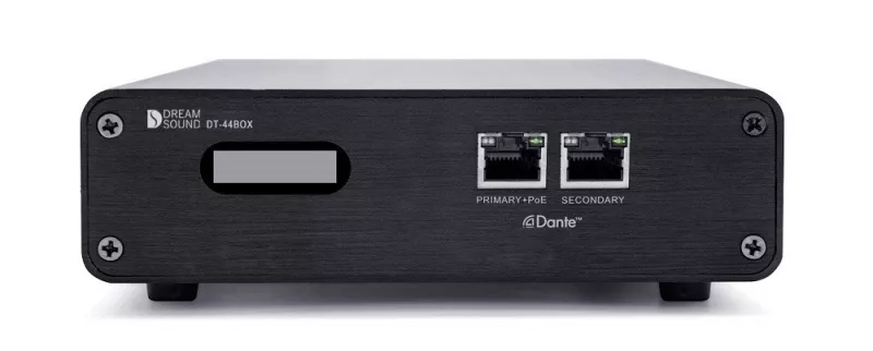 Dreamsound DT-44BOX интерфейс Dante 4 входа x 4 выхода Dreamsound DT-44BOX интерфейс Dante 4 входа x 4 выхода