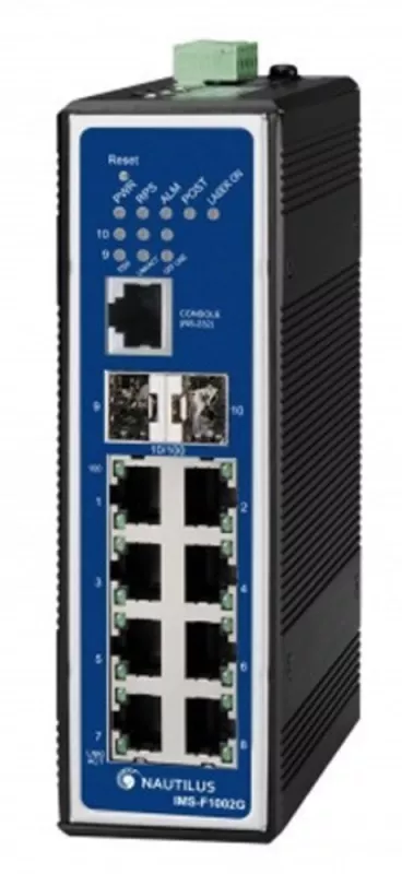 Nautilus IMS-F1002G-T управляемый коммутатор 10 портов Nautilus IMS-F1002G-T управляемый коммутатор 10 портов